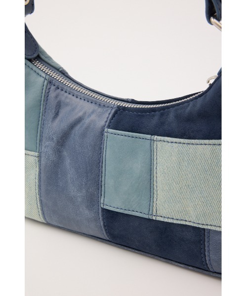 MOUSSY(マウジー)の「PATCH WORK ショルダーバッグ(ショルダーバッグ・レディース・ブラウン/ブルー・FREE)」の18枚目の写真