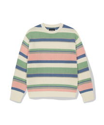 MULTI STRIPE KNIT (アイボリー)