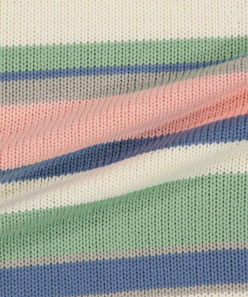 WKNDRS(ウィーキャンドース)の「MULTI STRIPE KNIT (アイボリー)(ニット/セーター・レディース・その他・MEDIUM/LARGE/X-LARGE)」の6枚目の写真