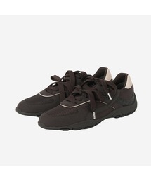 【軽量】 ダブルシューレース グリッターコンビスニーカー