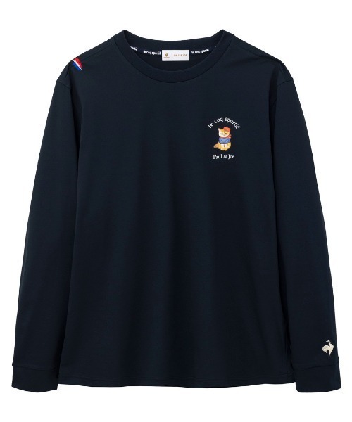le coq sportif（ルコックスポルティフ）の「【別注】ルコックスポルティフ le coq sportif PJコラボサンスクリーン長袖Tシャツ 限定コラボ（Tシャツ/カットソー・レディース・ホワイト/ネイビー/サックスブルー・M/L）」の3枚目の写真
