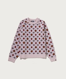 MILOGRAM SWEETS PATTERN OVERSIZED SWEATER