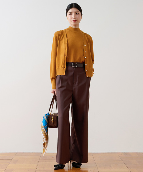 Tiara(ティアラ)の「タックテーパードパンツ(その他パンツ・レディース・ブラック/ピンク/ブラウン・2/3)」の15枚目の写真