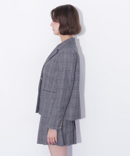 JILL by JILL STUART(ジルバイジルスチュアート)の「<セットアップ対応>ウーリッシュフラノテーラードジャケット(テーラードジャケット・レディース・ブラウン系その他/グレー系その他・SMALL/MEDIUM)」の16枚目の写真