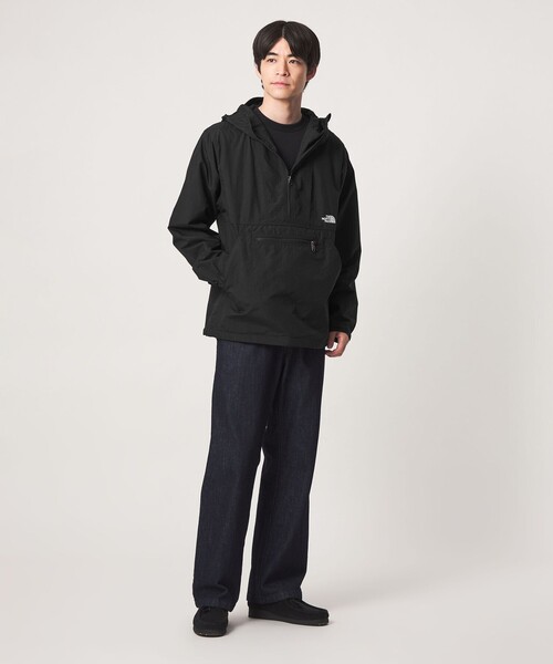 THE NORTH FACE(ザノースフェイス)の「【WEB限定】<THE NORTH FACE>コンパクトアノラック シェルジャケット(ナイロンジャケット・メンズ・ベージュ/ブラック・S/XL/M/L)」の3枚目の写真
