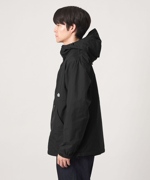 THE NORTH FACE(ザノースフェイス)の「【WEB限定】<THE NORTH FACE>コンパクトアノラック シェルジャケット(ナイロンジャケット・メンズ・ベージュ/ブラック・S/XL/M/L)」の6枚目の写真