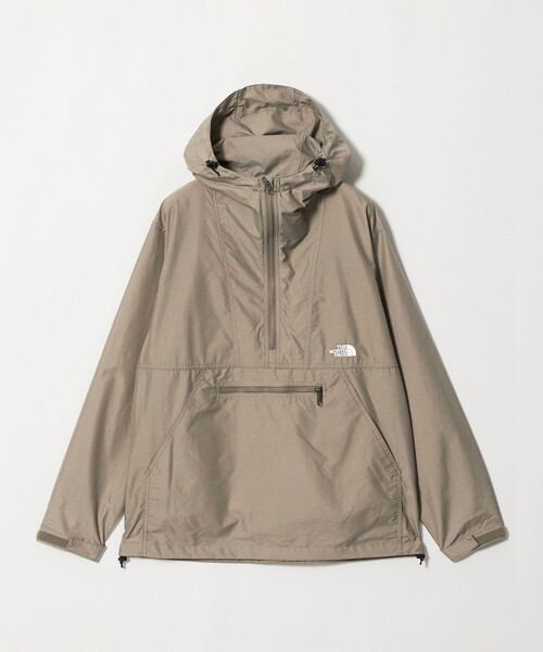 THE NORTH FACE(ザノースフェイス)の「【WEB限定】<THE NORTH FACE>コンパクトアノラック シェルジャケット(ナイロンジャケット・メンズ・ベージュ/ブラック・S/XL/M/L)」の8枚目の写真