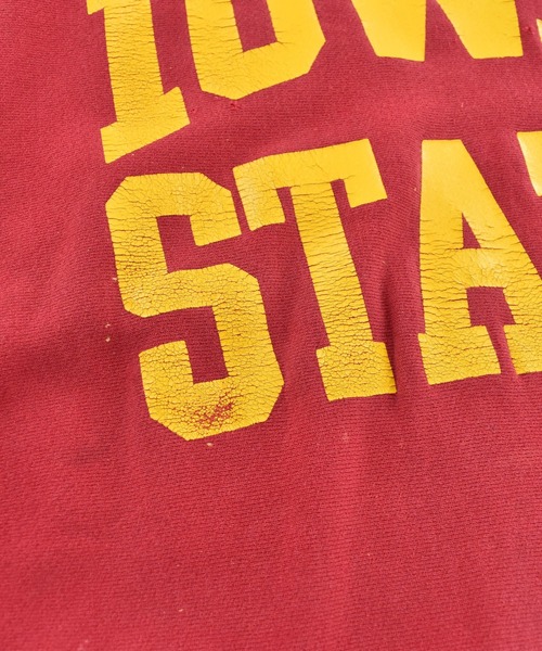 Lee(リー)の「【USED】90’s Lee “IOWA STATE” リバースタイプ スウェット USA製(スウェット・メンズ・レッド・LARGE)」の5枚目の写真