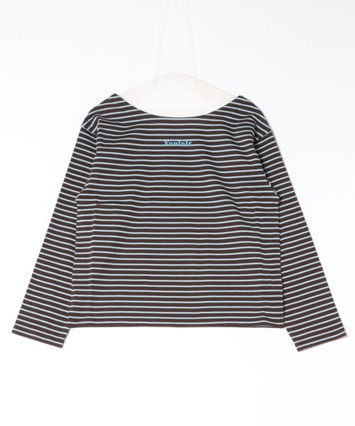 AVALON(U.Q)(アバロン)の「【AT THE TRNK 】ボーダーロングT(Tシャツ/カットソー・レディース・レッド/ブラウン・FREE)」の2枚目の写真