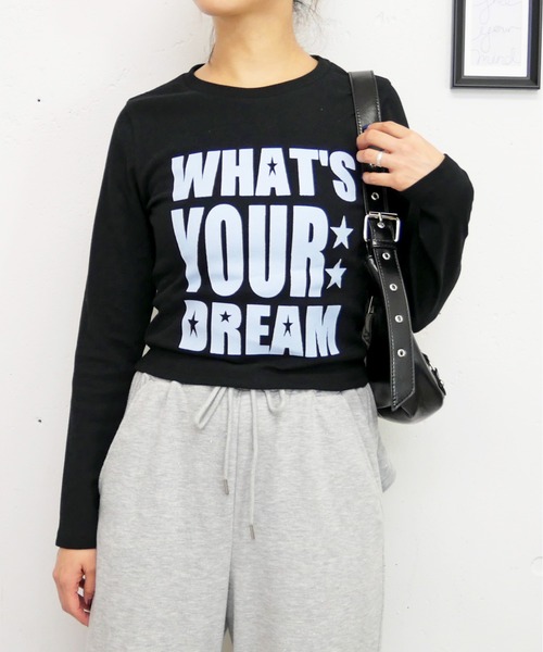 FUN(ファン)の「ロゴロンT(Tシャツ/カットソー・レディース・オフホワイト/ブラック/カモフラージュ・FREE)」の3枚目の写真