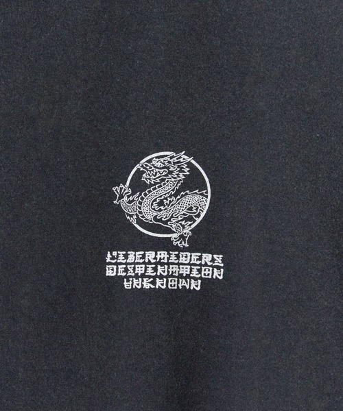 Liberaiders(リベレイダース)の「Liberaiders/リベレイダース DRAGON L/S TEE ドラゴン 長袖Tシャツ ロンT クルーネック アームプリント バックプリント グラフィック ストリート ヴィンテージライク 2026年秋冬 秋服 冬服(Tシャツ/カットソー・メンズ・ホワイト/ブラック・M/L/XL)」の9枚目の写真