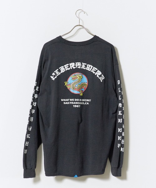Liberaiders(リベレイダース)の「Liberaiders/リベレイダース DRAGON L/S TEE ドラゴン 長袖Tシャツ ロンT クルーネック アームプリント バックプリント グラフィック ストリート ヴィンテージライク 2026年秋冬 秋服 冬服(Tシャツ/カットソー・メンズ・ホワイト/ブラック・M/L/XL)」の4枚目の写真