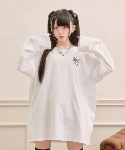 エンジェルクロスプリントロンT（Tシャツ/カットソー）｜Pal elfy