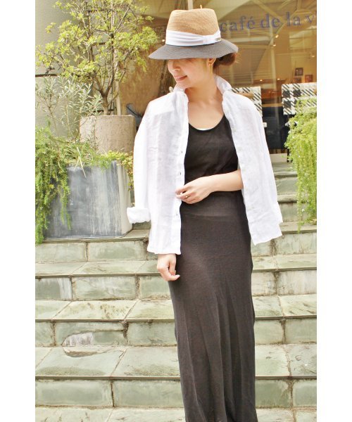 FIGARO Paris（フィガロパリ）の「ELEVEN PARIS タンクマキシワンピース◆（ワンピース・レディース・ブラック/グレー・38/36）」の2枚目の写真