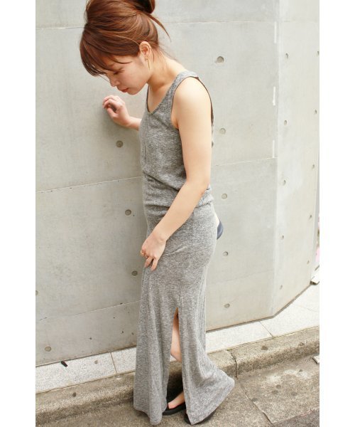 FIGARO Paris（フィガロパリ）の「ELEVEN PARIS タンクマキシワンピース◆（ワンピース・レディース・ブラック/グレー・38/36）」の20枚目の写真