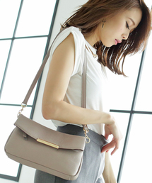 Luz Llena (philter) | ◆ZOZOTOWN先行販売◆【本革】メタルポイント・ショルダークラッチバッグ/ミニバッグ(ショルダーバッグ)