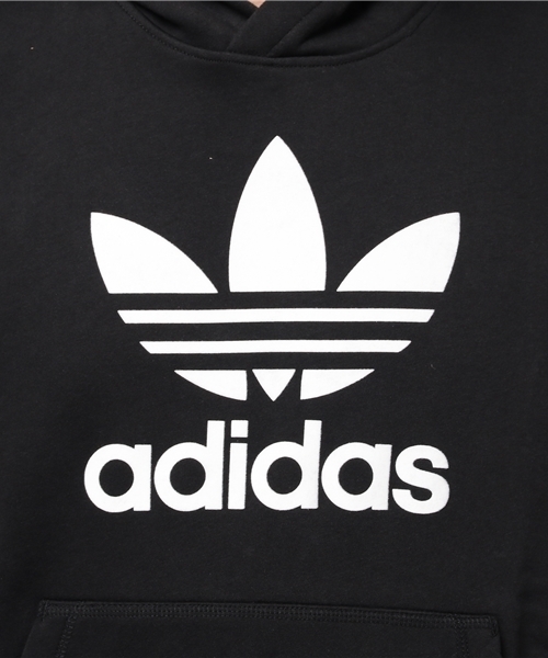 adidas（アディダス）の「【adicolor】 オリジナルス パーカー[ADICOLOR HOODIE]（パーカー・メンズ・ブラック/ライトグレー/グリーン・X-SMALL/SMALL/MEDIUM/LARGE/X-LARGE/XX-LARGE/XXX-LARGE）」の8枚目の写真