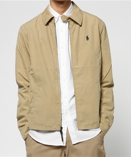 POLO RALPH LAUREN（ポロ ラルフ ローレン）の「コットンポプリン ウィンドブレーカー（ブルゾン・メンズ・グレー/ブラウン系その他・MEDIUM/SMALL/X-LARGE/X-SMALL/LARGE）」の3枚目の写真