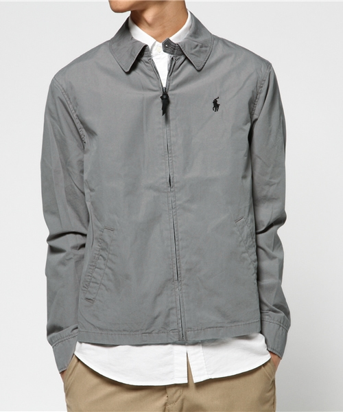 POLO RALPH LAUREN（ポロ ラルフ ローレン）の「コットンポプリン ウィンドブレーカー（ブルゾン・メンズ・グレー/ブラウン系その他・MEDIUM/SMALL/X-LARGE/X-SMALL/LARGE）」の5枚目の写真