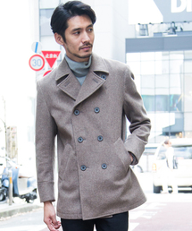 NUMBER（N）INE　黒のピーコート ダブルボタン NUMBER（N）INE 黒のピーコート ダブルボタン ブランド 品 通販