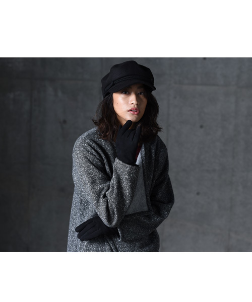 amorous insense（アモラスインセンス）の「[wool混]マリンキャスケット（キャスケット・レディース・グレー/ブラック・ﾌﾘ-）」の3枚目の写真