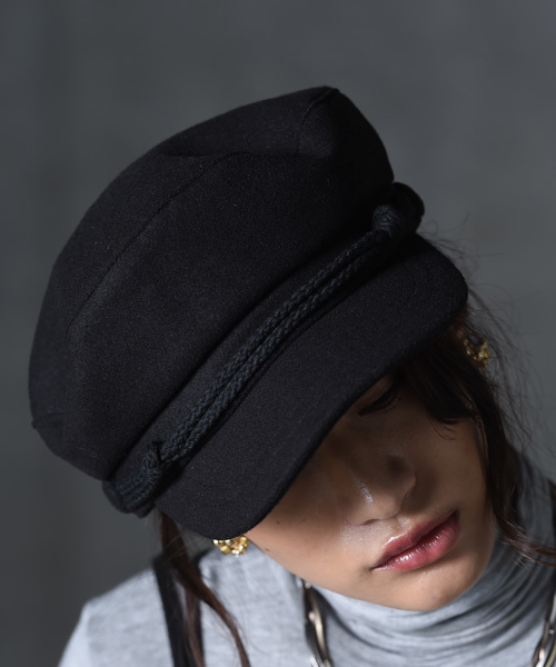 amorous insense（アモラスインセンス）の「[wool混]マリンキャスケット（キャスケット・レディース・グレー/ブラック・ﾌﾘ-）」の5枚目の写真