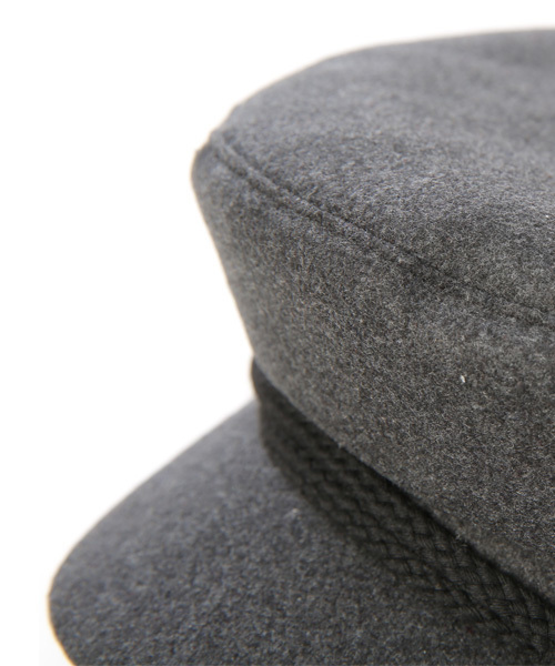 amorous insense（アモラスインセンス）の「[wool混]マリンキャスケット（キャスケット・レディース・グレー/ブラック・ﾌﾘ-）」の6枚目の写真