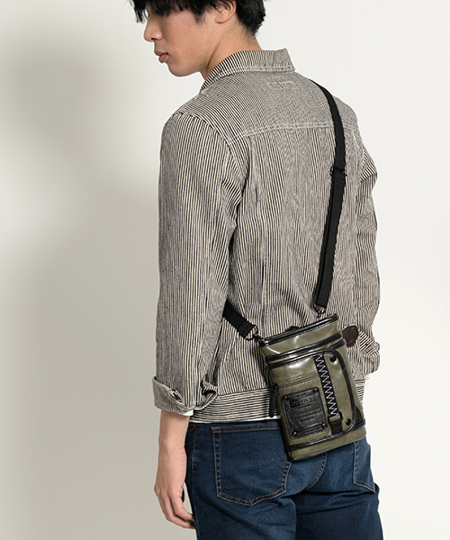 DEVICE(デバイス)の「DEVICE デバイス strong 2way ポーチ シザーケース ショルダーバッグ(ショルダーバッグ・メンズ・ブラウン/ブラック/カーキ・FREE)」の3枚目の写真