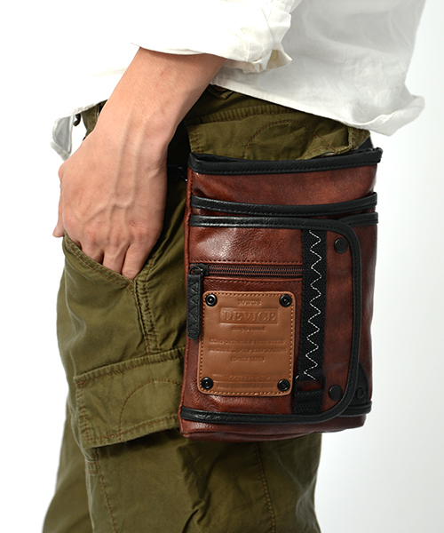 DEVICE(デバイス)の「DEVICE デバイス strong 2way ポーチ シザーケース ショルダーバッグ(ショルダーバッグ・メンズ・ブラウン/ブラック/カーキ・FREE)」の15枚目の写真