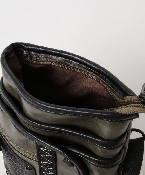 DEVICE(デバイス)の「DEVICE デバイス strong 2way ポーチ シザーケース ショルダーバッグ(ショルダーバッグ・メンズ・ブラウン/ブラック/カーキ・FREE)」の5枚目の写真
