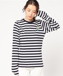 PUNYUS | ワンポイントボーダーロンT(Tシャツ/カットソー)