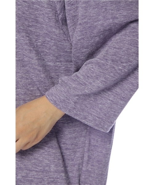 X-girl（エックスガール）の「BIG H/S TEE（Tシャツ/カットソー・レディース・ホワイト/ブラック/アッシュグレー/パープル・ONE SIZE）」の8枚目の写真