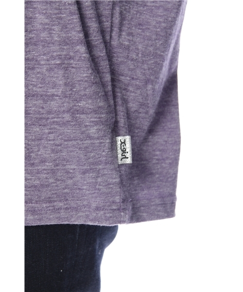 X-girl（エックスガール）の「BIG H/S TEE（Tシャツ/カットソー・レディース・ホワイト/ブラック/アッシュグレー/パープル・ONE SIZE）」の10枚目の写真