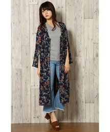 VENCEEXCHANGE | ジョーゼット花柄プリントガウン(ワンピース)