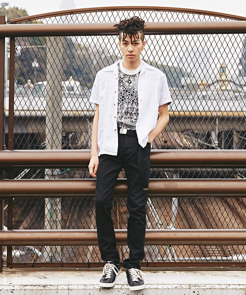 HYSTERIC GLAMOUR（ヒステリックグラマー）の「HYS MANDARA pt T-SH（Tシャツ/カットソー・メンズ・その他2/ブラック系その他・X-SMALL/SMALL/MEDIUM/LARGE）」の3枚目の写真