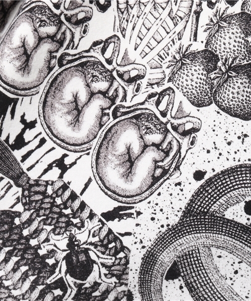 HYSTERIC GLAMOUR（ヒステリックグラマー）の「HYS MANDARA pt T-SH（Tシャツ/カットソー・メンズ・その他2/ブラック系その他・X-SMALL/SMALL/MEDIUM/LARGE）」の10枚目の写真