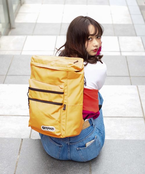 OUTDOOR PRODUCTS(アウトドアプロダクツ)の「485RECTANGULAR PACK バックパック(バックパック/リュック・レディース・グレー/ブルー/グレイッシュブルー/レッド/ブラウン/オレンジ/イエロー/ネイビー/ブラック/オリーブ・FREE)」の10枚目の写真