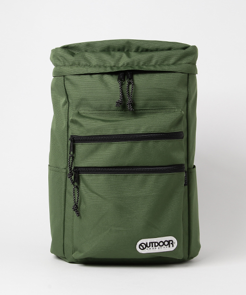 OUTDOOR PRODUCTS(アウトドアプロダクツ)の「485RECTANGULAR PACK バックパック(バックパック/リュック・レディース・グレー/ブルー/グレイッシュブルー/レッド/ブラウン/オレンジ/イエロー/ネイビー/ブラック/オリーブ・FREE)」の4枚目の写真