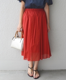 SHIPS | コットンギャザースカート(スカート)