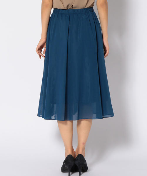 SHIPS（シップス）の「コットンギャザースカート（スカート・レディース・ブルー/ブラック/イエロー/レッド/キャメル・ONE SIZE）」の10枚目の写真