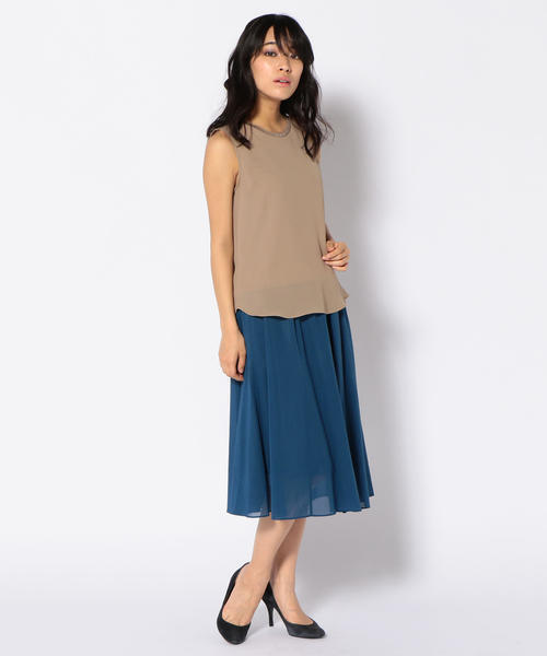 SHIPS（シップス）の「コットンギャザースカート（スカート・レディース・ブルー/ブラック/イエロー/レッド/キャメル・ONE SIZE）」の11枚目の写真