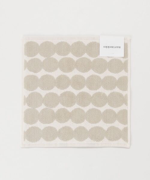 marimekko（マリメッコ）の「RASYMATTO /MINI TOWEL 30X30cm（ハンカチ/ハンドタオル・レディース・ブラック/レッド/ライトグレー・FREE）」の2枚目の写真