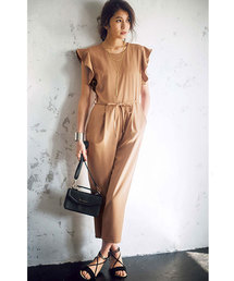 GeeRA | 肩フリルコンビネゾン(つなぎ/オールインワン)