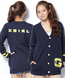 X-girl | PREP KNIT CARDIGAN(カーディガン/ボレロ)