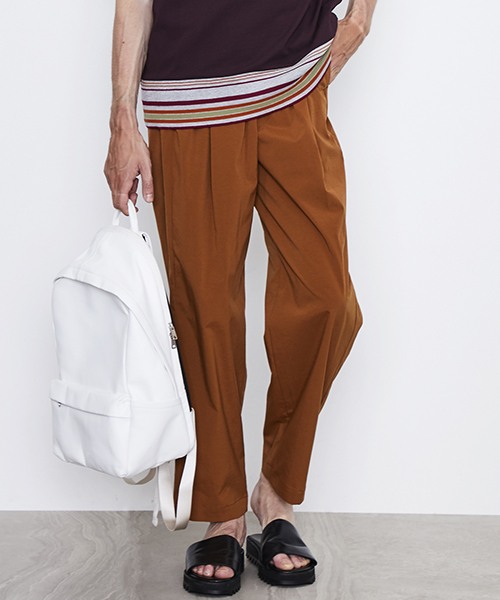 UNITED TOKYO（ユナイテッドトウキョウ）の「リラックスパンツ（スラックス・メンズ・ブラック/ネイビー/キャメル/カーキ・2/1/3）」の4枚目の写真