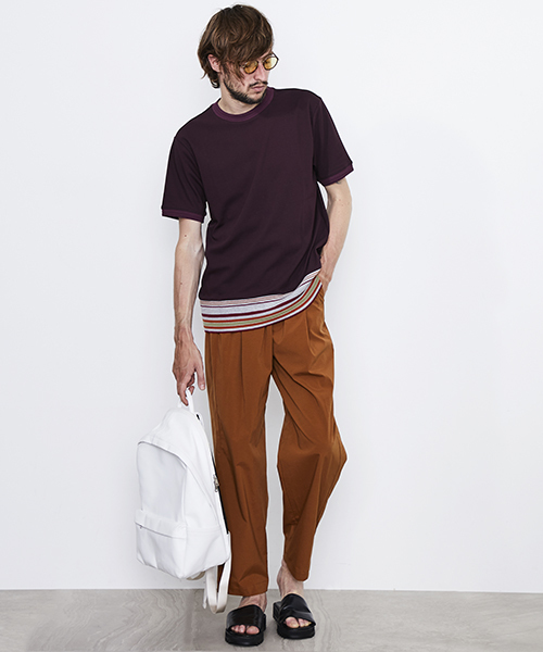 UNITED TOKYO（ユナイテッドトウキョウ）の「リラックスパンツ（スラックス・メンズ・ブラック/ネイビー/キャメル/カーキ・2/1/3）」の14枚目の写真