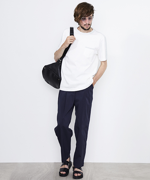 UNITED TOKYO（ユナイテッドトウキョウ）の「リラックスパンツ（スラックス・メンズ・ブラック/ネイビー/キャメル/カーキ・2/1/3）」の15枚目の写真