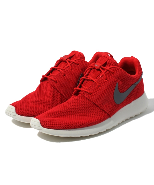 NIKE（ナイキ）の「ROSHE RUN ローシ ラン（スニーカー・メンズ・ブラック/グレー/レッド・26.5cm/27cm/27.5cm/28cm/28.5cm）」の3枚目の写真