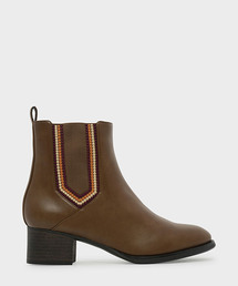エンベリッシュドチェルシーカフブーツ / EMBELLISHED CHELSEA CALF BOOTS