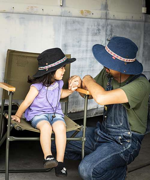 Clef（クレ）の「【クレ】アドベンチャーハット (XL)（ハット・メンズ・カーキ/ブルー/ネイビー/ブラック/ダークパープル/パープル・XL）」の13枚目の写真